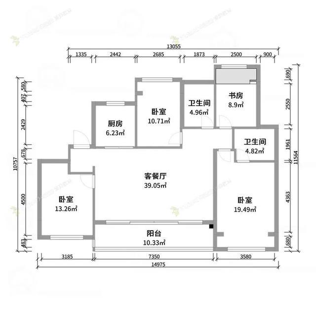 博乐体育：137㎡摩登简约极简温柔的装修简约适意的气氛感(图1)